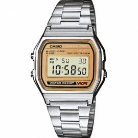 CASIO F91 RETRO PLATA 