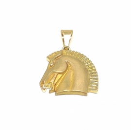 COLGANTE ORO 18KT SILUETA CABALLO D28X20MM PESO 4,3G 