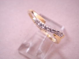 ANILLO ORO 18KT CIRCONITAS D3MM PESO G2,40