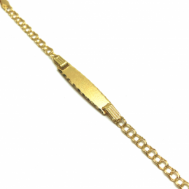 ESCLAVA ORO 18KT BEBE HUNGARINA 12CM D4,75MM PESO G1,75