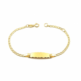 ESCLAVA ORO 18KT BEBE 14CM PESO G1,45