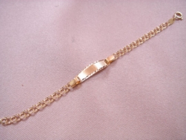 ESCLAVA ORO 18KT BEBE HUNGARINA DE 11CM Y PESO G1,2