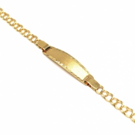 ESCLAVA BEBÉ ORO 18 KT HUNGARINA 11CM G1,45