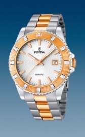 FESTINA SEÑORA  BICOLOR ACERO Y ROSÉ